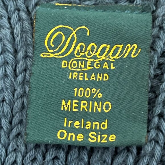 Pure Merino Wool Scarf - Hand crafted in Ireland - Unisex - Picture 4 of 4